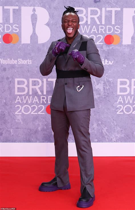 ksi prada gloves|Video: “I don’t expect to win” KSI walks Brits red carpet in purple .